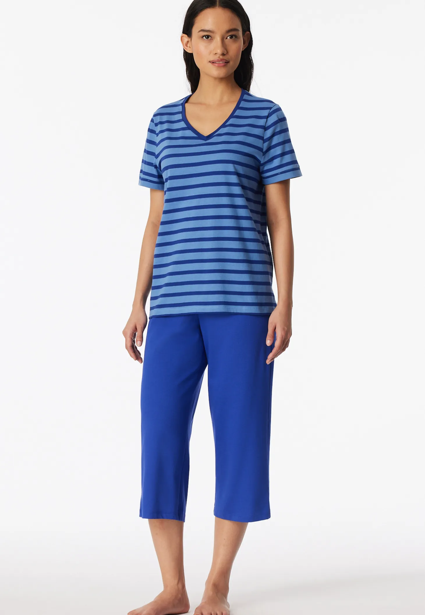 Schlafanzug 3/4-lang royal - Casual Essentials