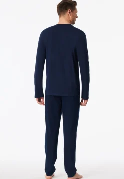 Schlafanzug lang Streifen admiral - Casual Essentials