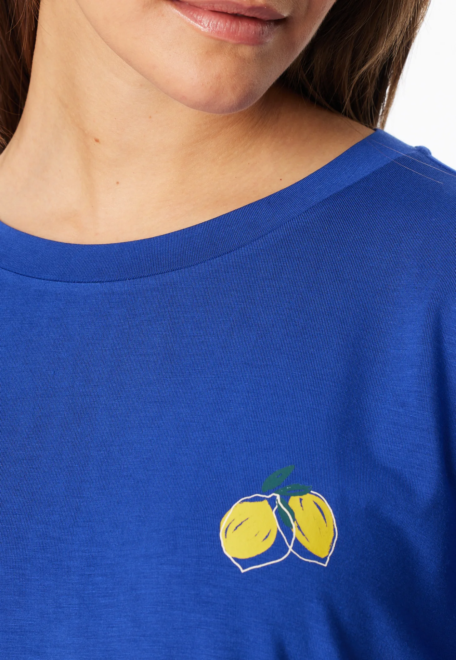 Schlafanzug 3/4lang Zitrone royal - Casual Fashion