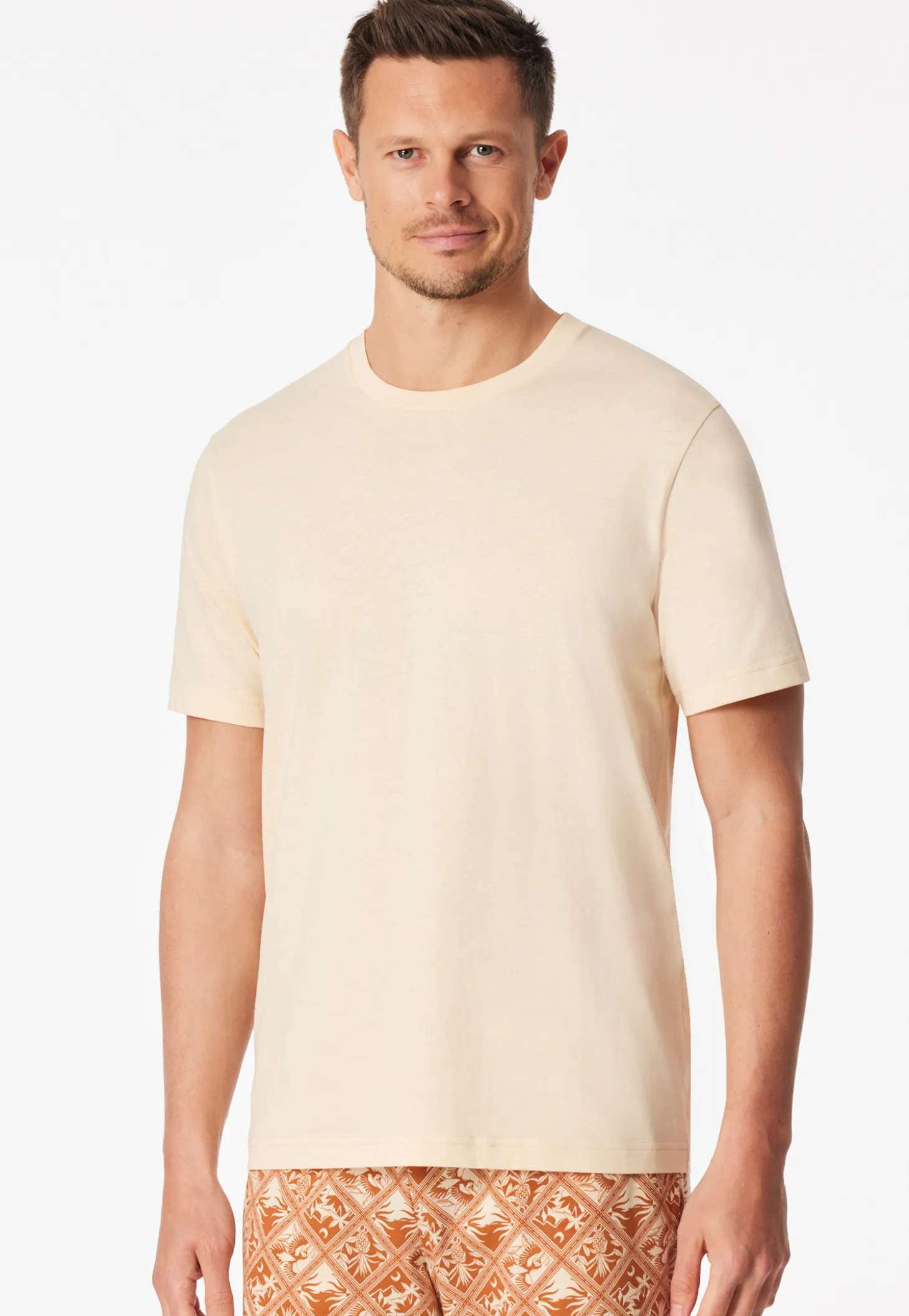 Shirt kurzarm beige - Mix+Relax