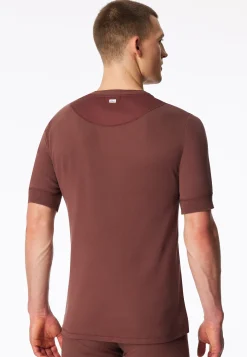 Shirt kurzarm braun - Revival Karl-Heinz
