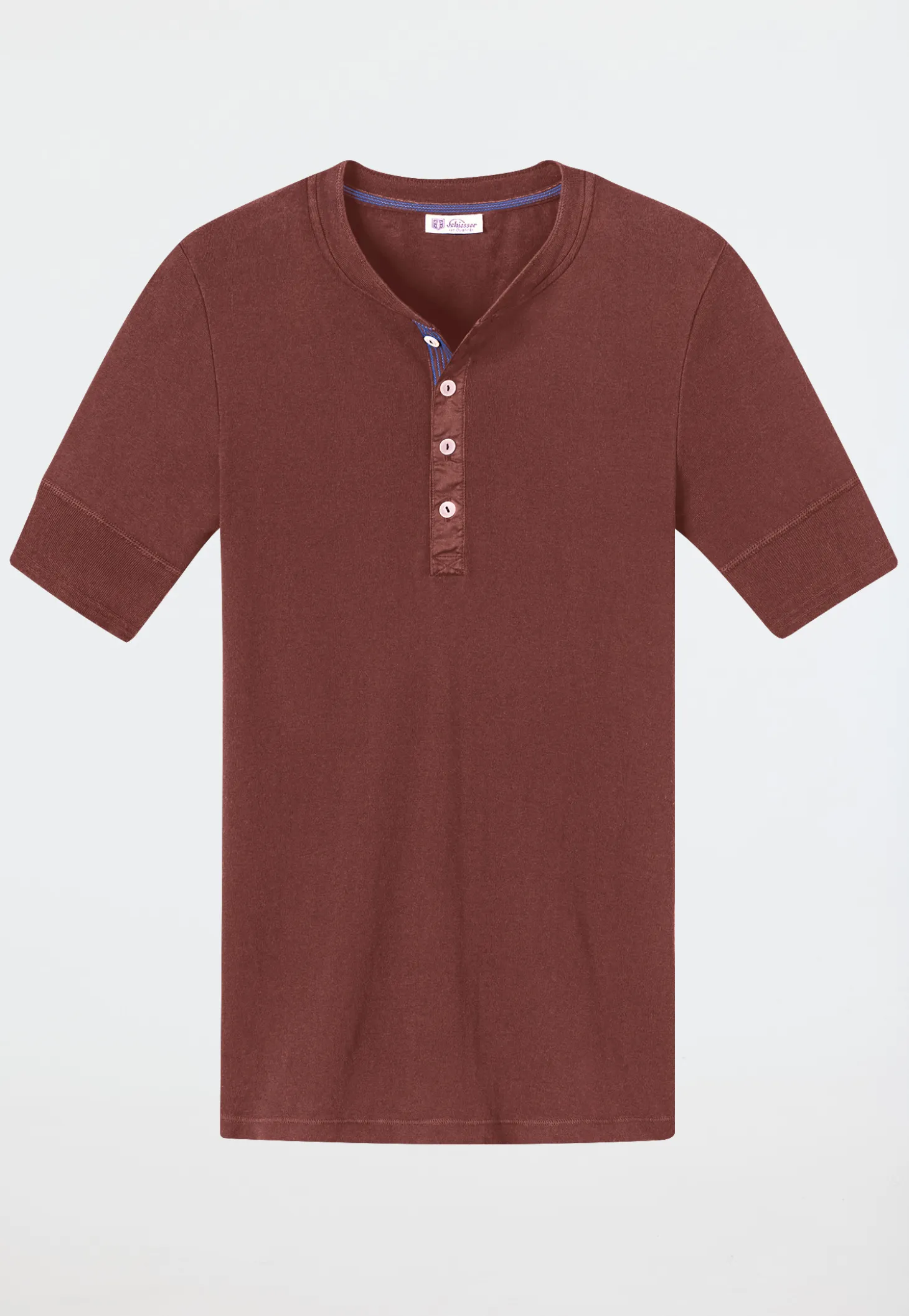 Shirt kurzarm braun - Revival Karl-Heinz