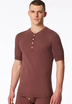 Shirt kurzarm braun - Revival Karl-Heinz