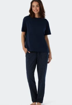 Shirt kurzarm dunkelblau - Mix+Relax