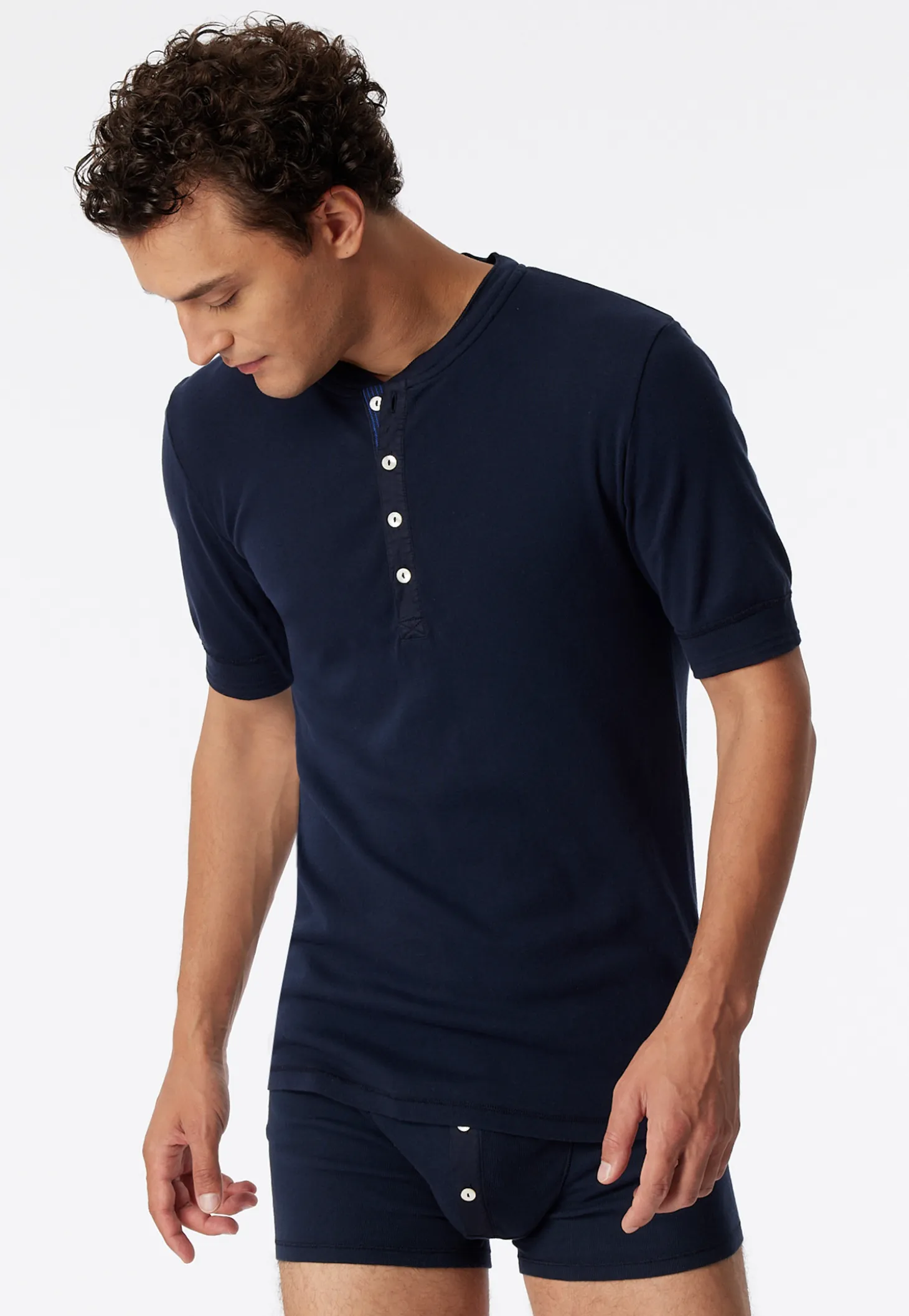 Shirt kurzarm dunkelblau - Revival Karl-Heinz