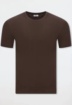 Shirt kurzarm dunkelbraun - Revival Friedrich