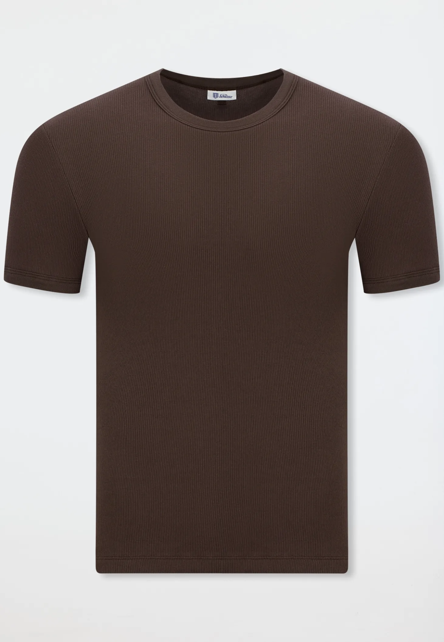 Shirt kurzarm dunkelbraun - Revival Friedrich