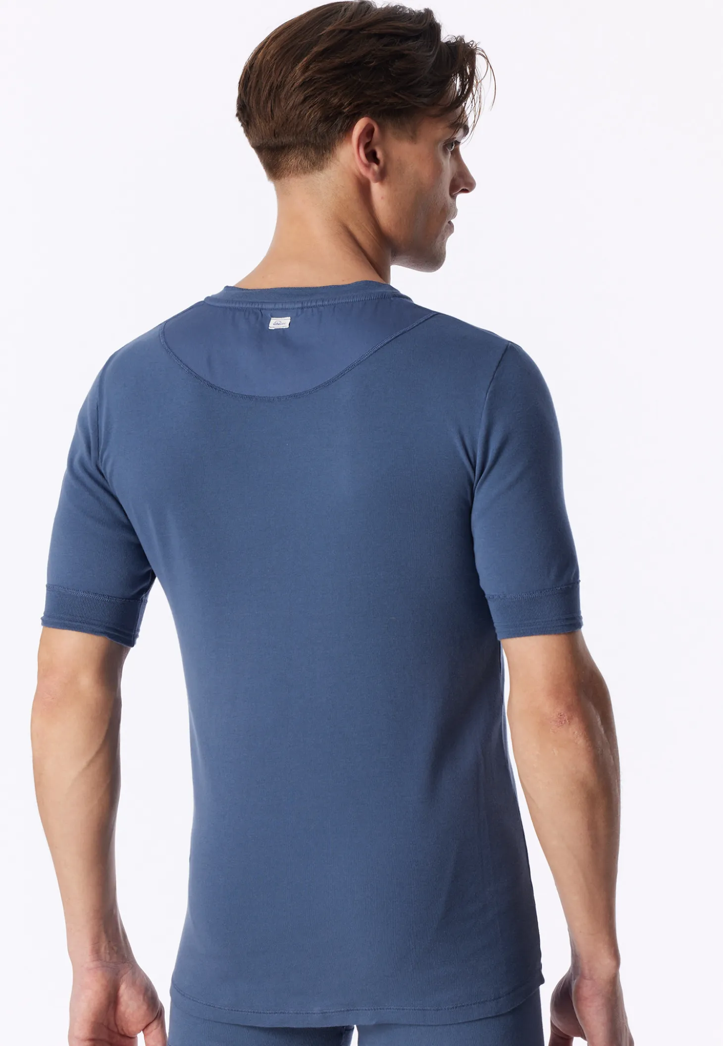 Shirt kurzarm faded denim - Revival Karl-Heinz