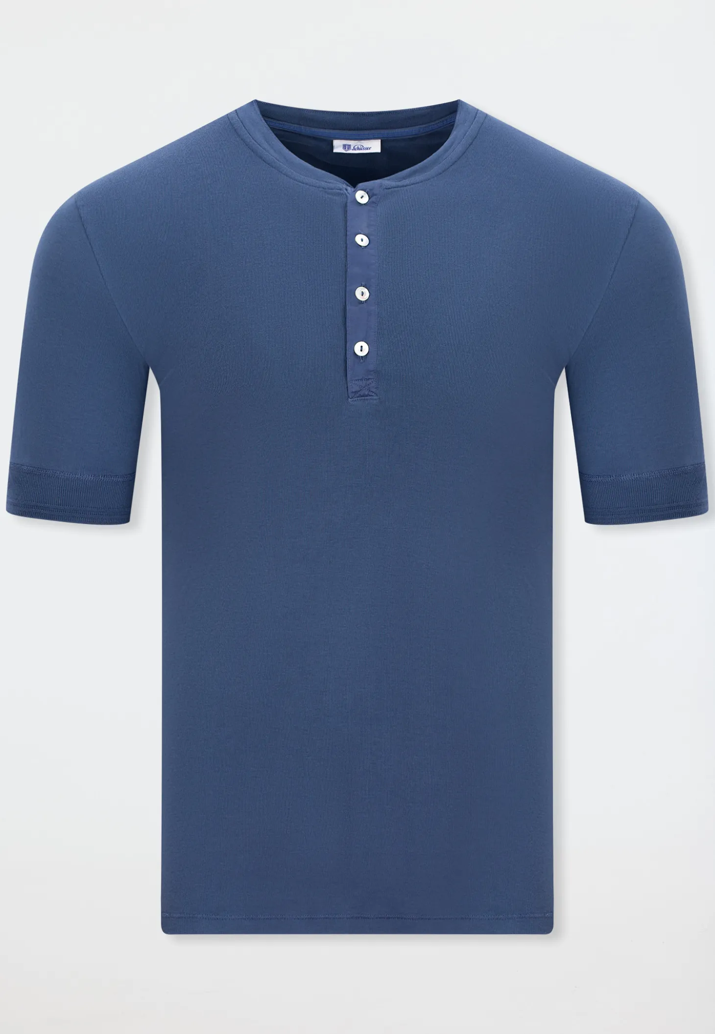 Shirt kurzarm faded denim - Revival Karl-Heinz