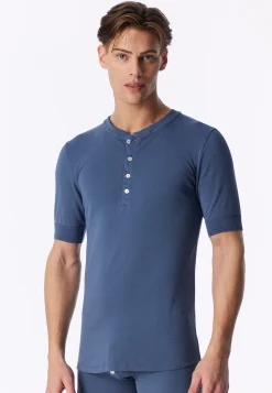 Shirt kurzarm faded denim - Revival Karl-Heinz