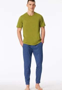 Shirt kurzarm grasgrün - Mix+Relax