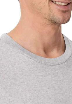 Shirt kurzarm grau-meliert - Mix+Relax