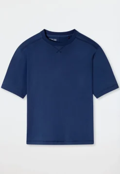 Shirt kurzarm Heavy Single Jersey oversized navy - Mix+Relax