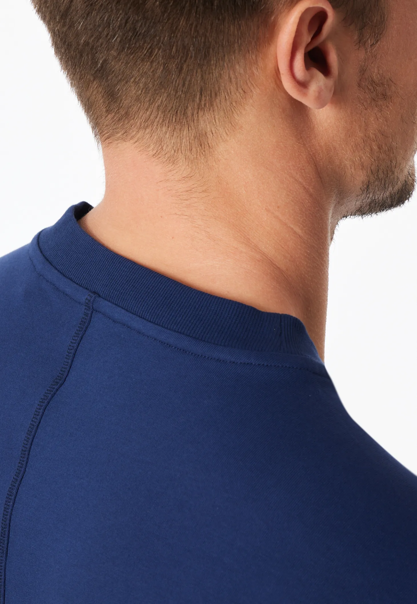 Shirt kurzarm Heavy Single Jersey oversized navy - Mix+Relax