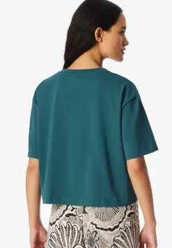 Shirt kurzarm Heavy Single Jersey grün - Mix+Relax