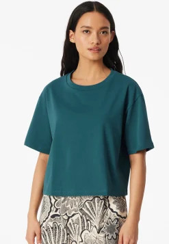 Shirt kurzarm Heavy Single Jersey grün - Mix+Relax