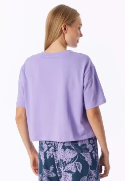 Shirt kurzarm Heavy Single Jersey zartlila - Mix+Relax