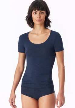 Shirt kurzarm nachtblau - Personal Fit