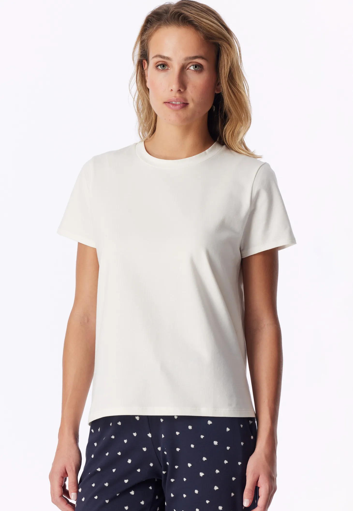 Shirt kurzarm naturweiß - Mix+Relax