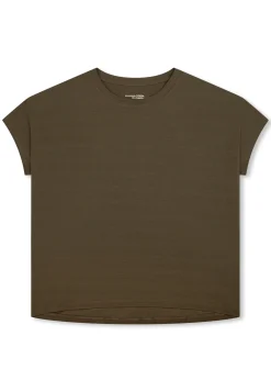Shirt kurzarm oliv - Mix+Relax