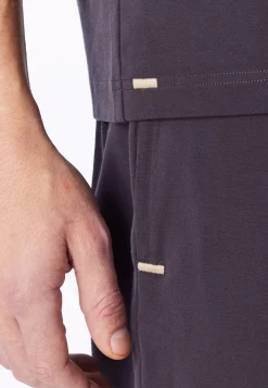 Shirt kurzarm Oversized graphit - Mix+Relax