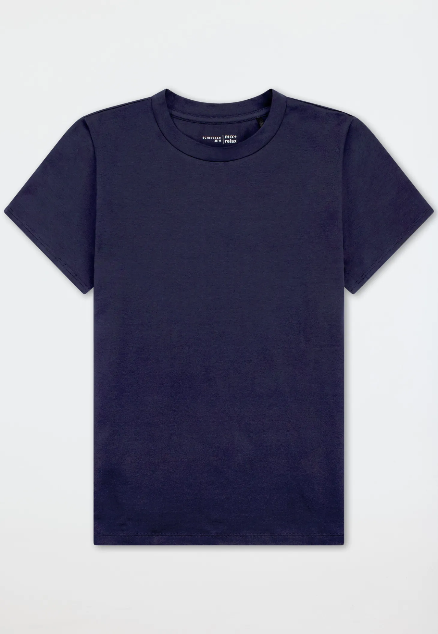 Shirt kurzarm Ringel deep blue- Mix+Relax