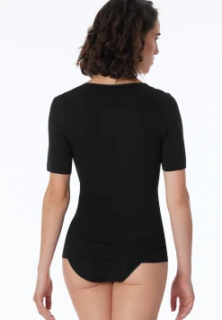 Shirt kurzarm schwarz - Luxury