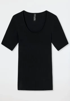 Shirt kurzarm schwarz - Luxury
