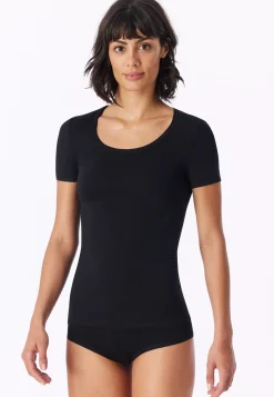 Shirt kurzarm schwarz - Personal Fit