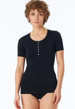 Shirt kurzarm schwarz - Revival Berta