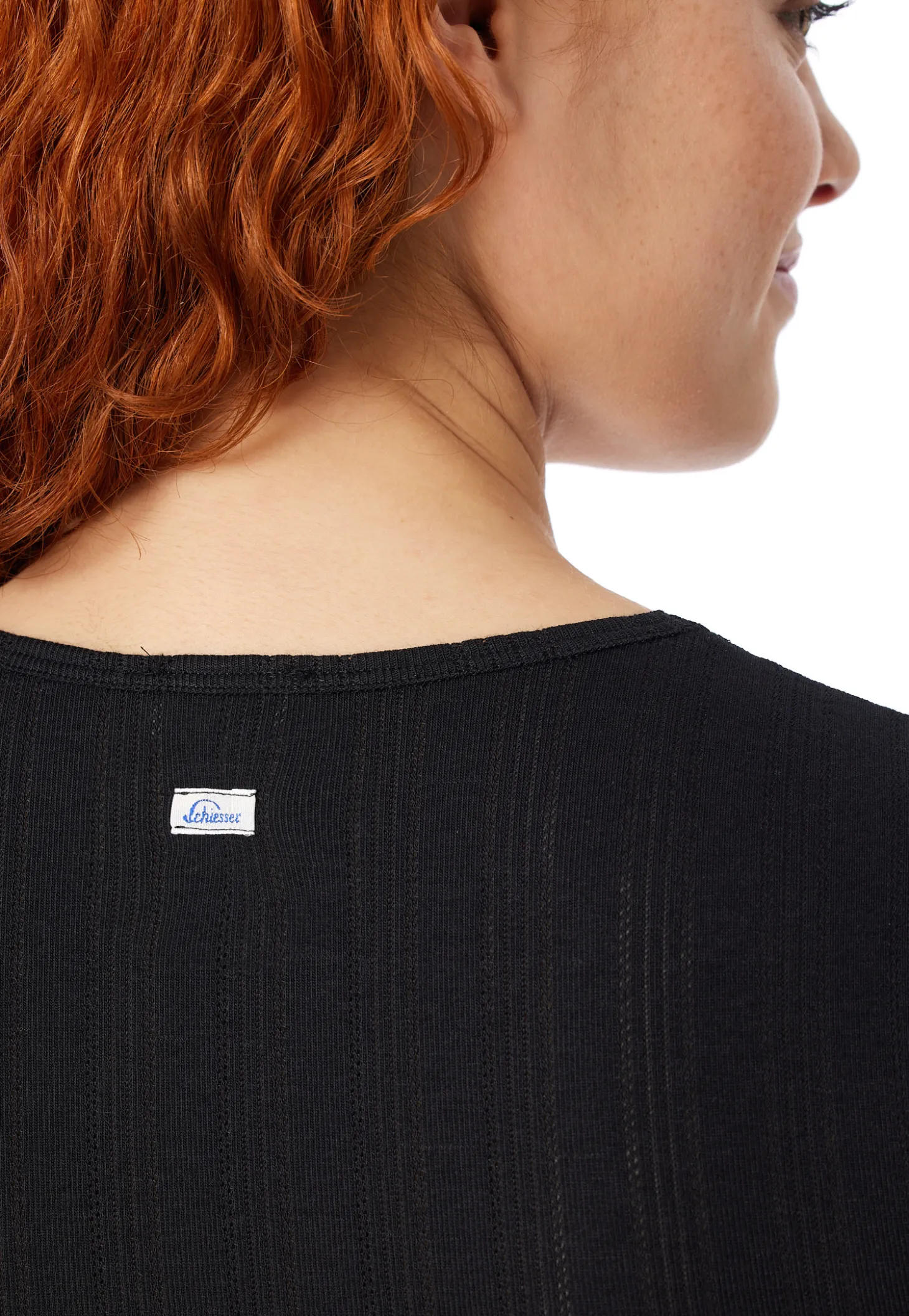 Shirt kurzarm schwarz - Revival Agathe
