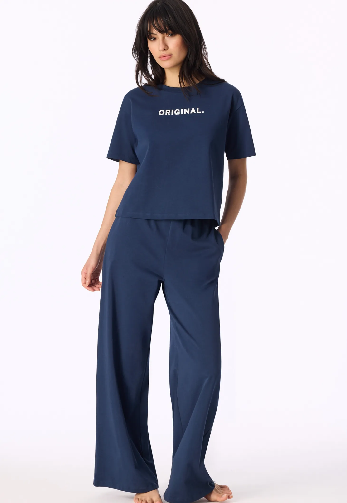 Shirt kurzarm schwerer Single Jersey admiral - Mix+Relax