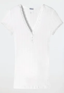 Shirt kurzarm weiß - Revival Agathe