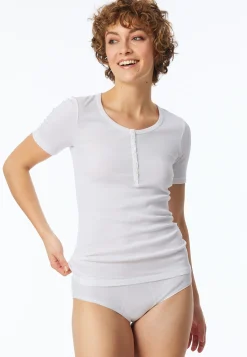 Shirt kurzarm weiß - Revival Berta