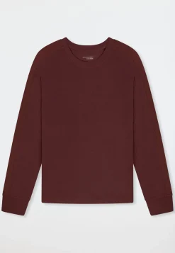 Shirt langarm burgund - Mix+Relax