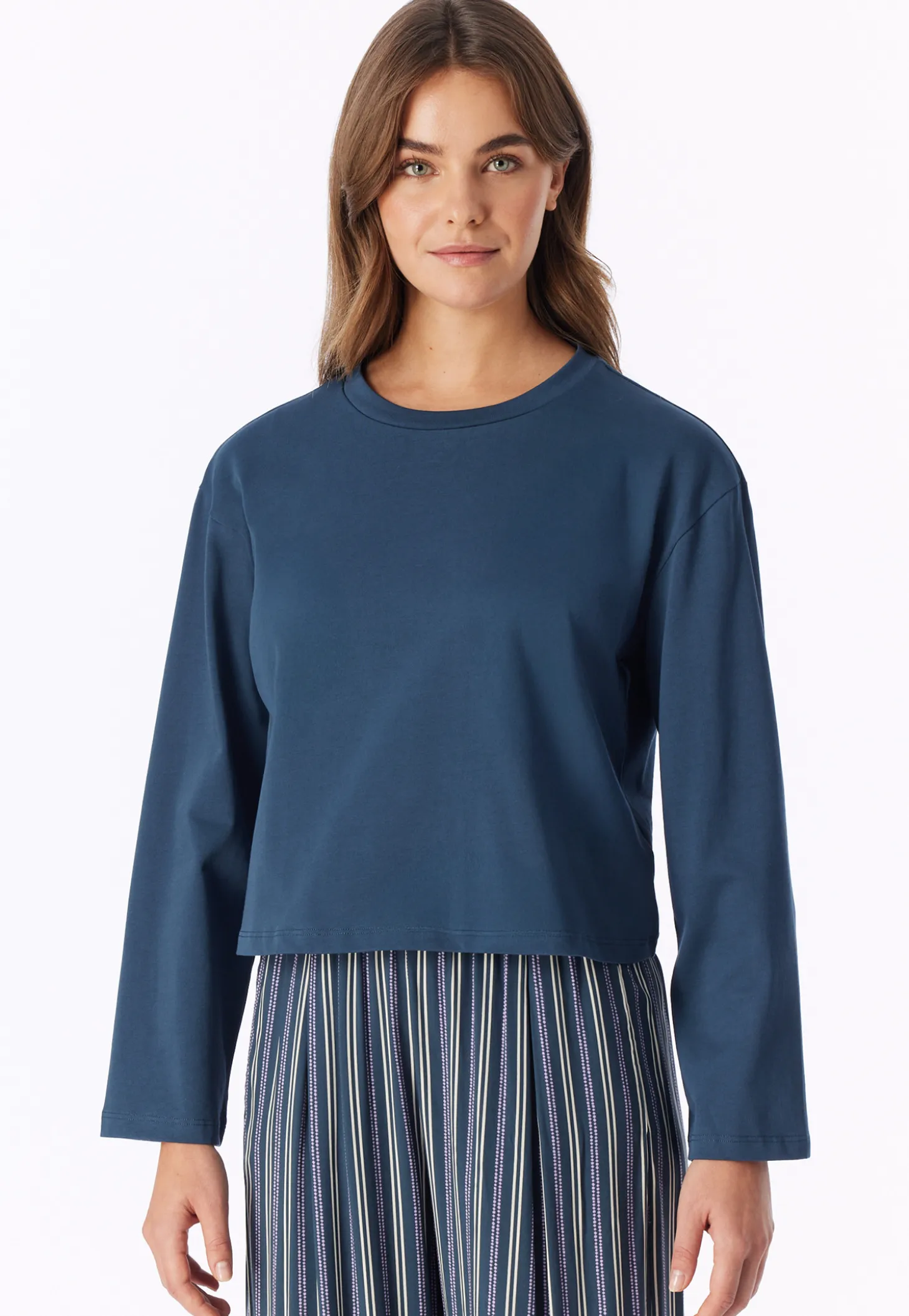 Shirt langarm deep blue - Mix+Relax