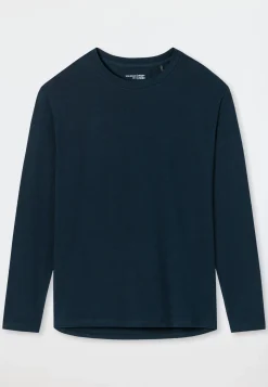 Shirt langarm dunkeblau - Mix+Relax