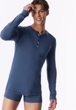 Shirt langarm faded denim - Revival Karl-Heinz