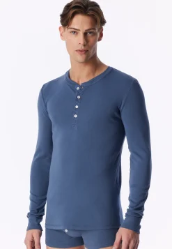 Shirt langarm faded denim - Revival Karl-Heinz