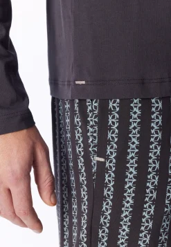 Shirt langarm graphit - Mix+Relax