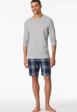 Shirt langarm grau-meliert - Mix+Relax