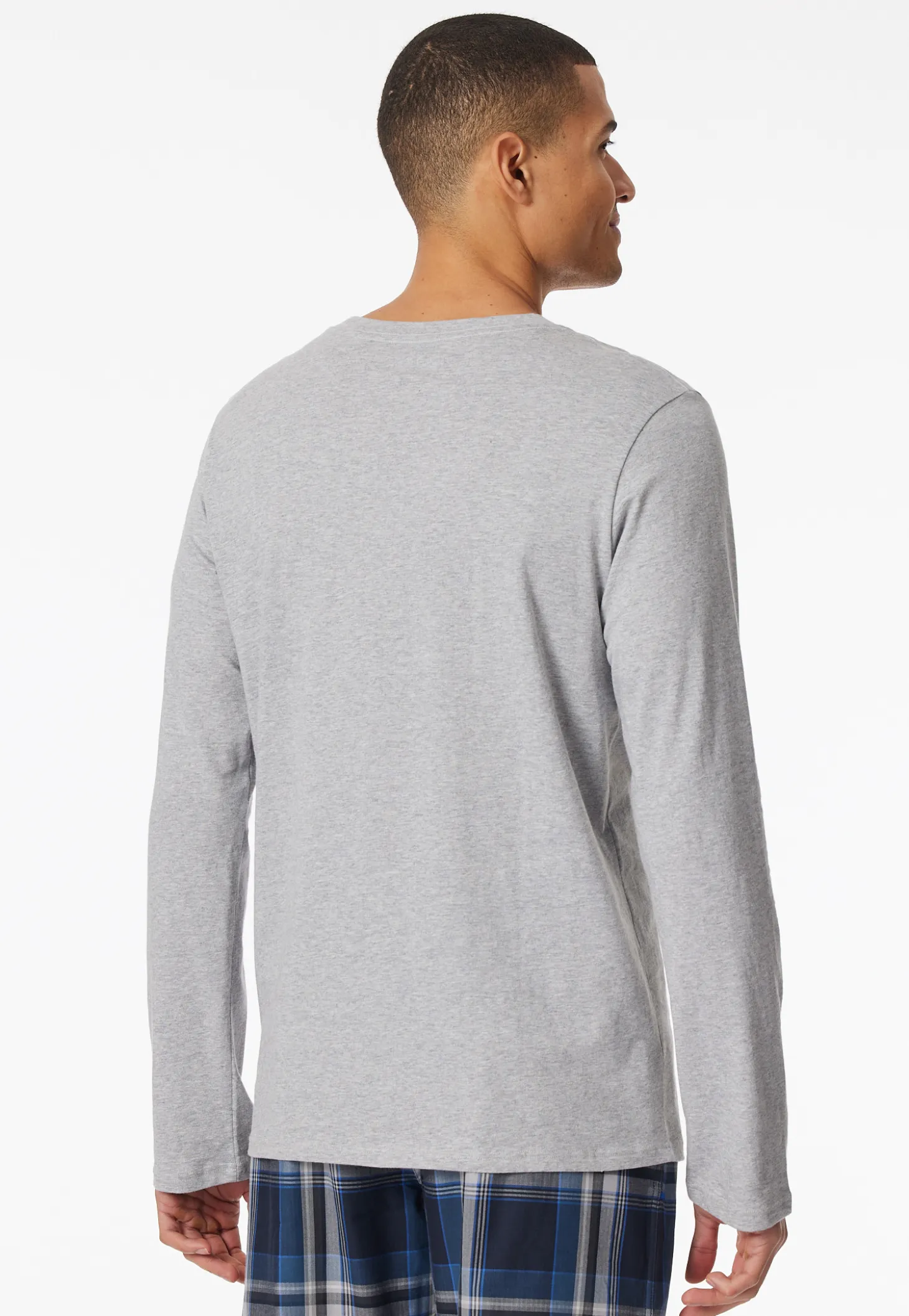 Shirt langarm grau-meliert - Mix+Relax