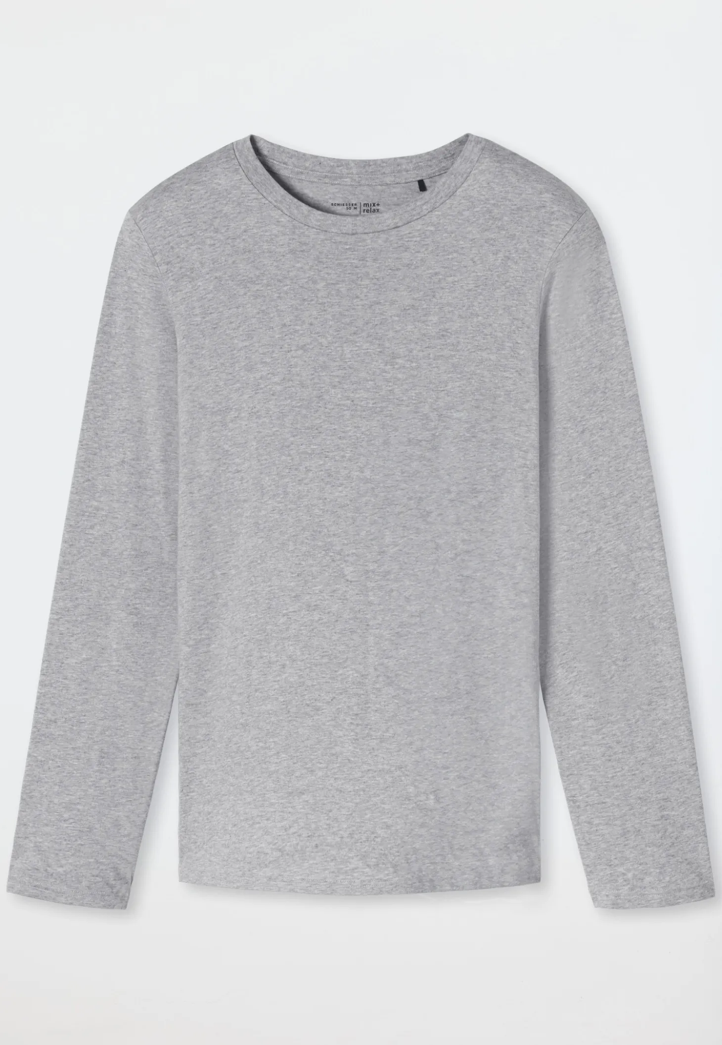Shirt langarm grau-meliert - Mix+Relax