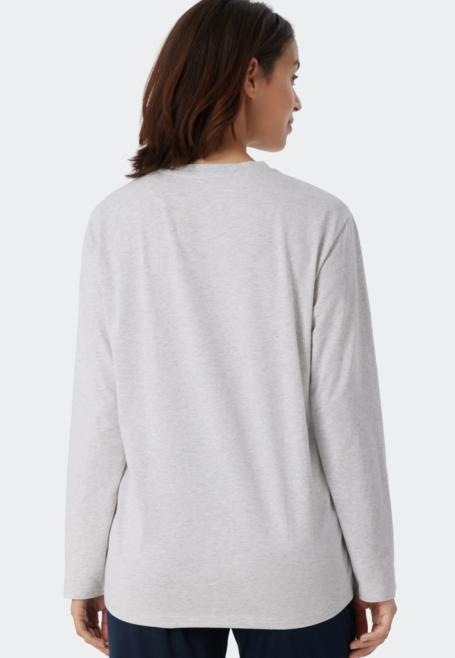 Shirt langarm grau meliert - Mix+Relax
