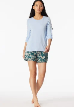Shirt langarm hellblau - Mix+Relax