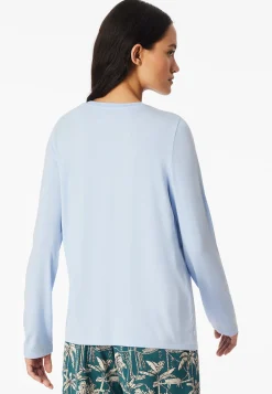 Shirt langarm hellblau - Mix+Relax