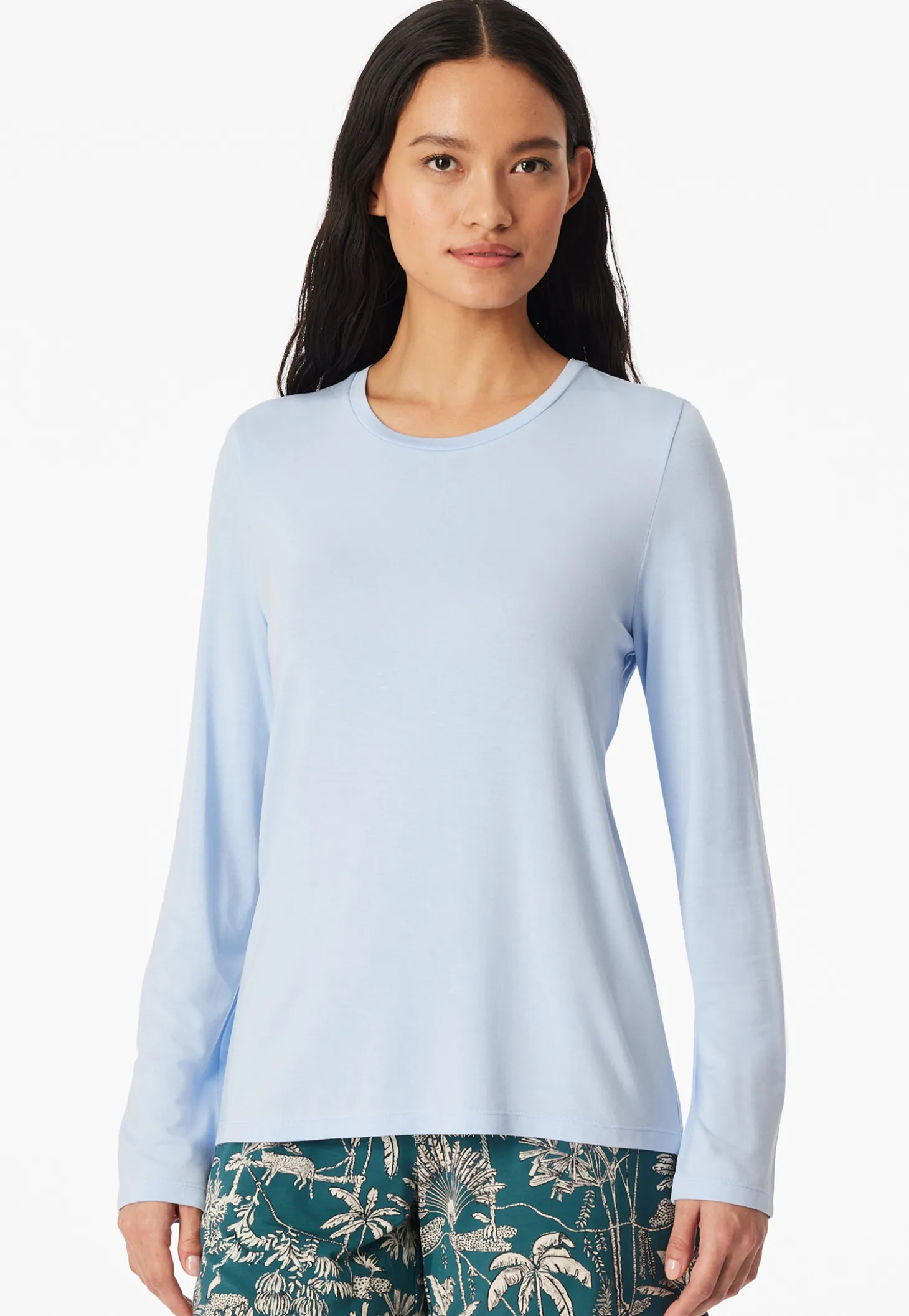 Shirt langarm hellblau - Mix+Relax