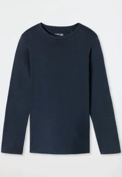 Shirt langarm nachtblau - Mix+Relax