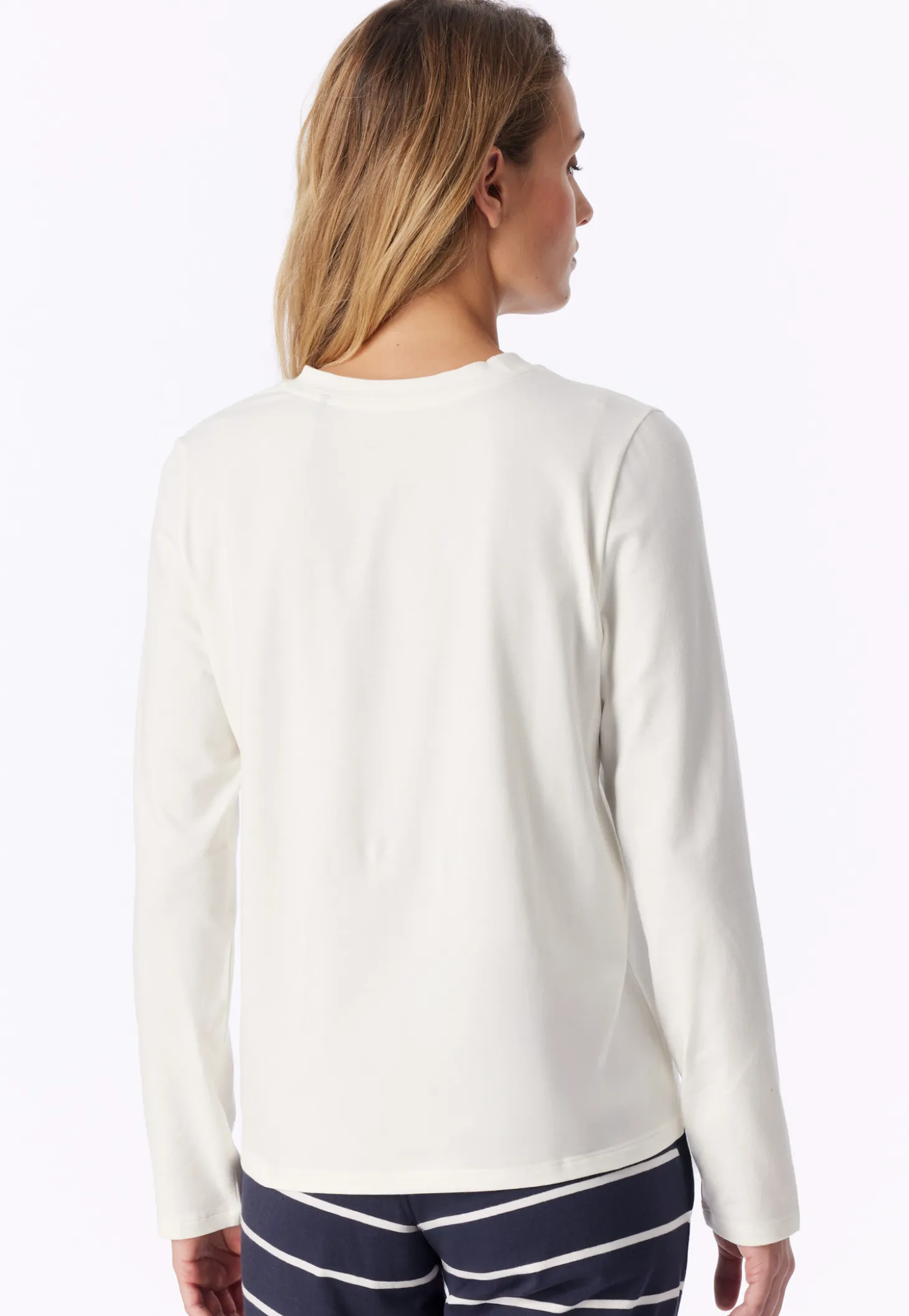 Shirt langarm naturweiß - Mix+Relax