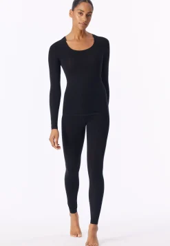Shirt langarm schwarz - Personal Fit